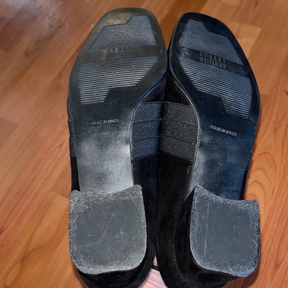 STUART WEITZMAN women’s black Suede Pumps Size 8 - Picture 6 of 6